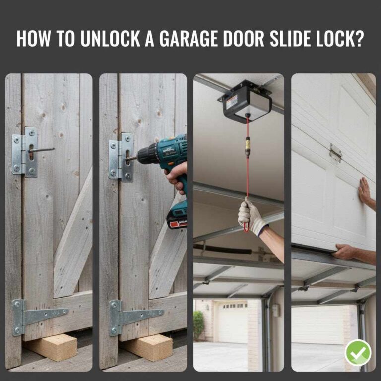 How to Unlock a Garage Door Slide Lock