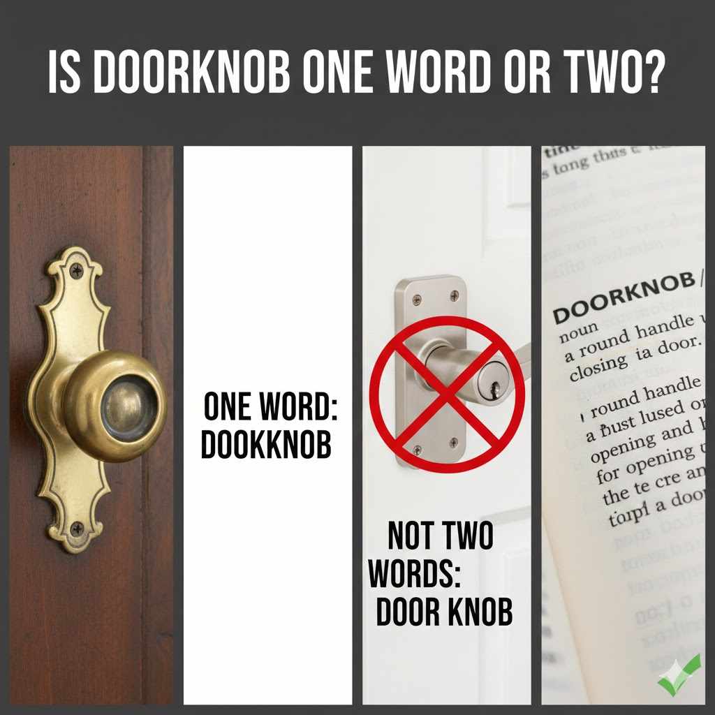 Is Doorknob One Word Or Two