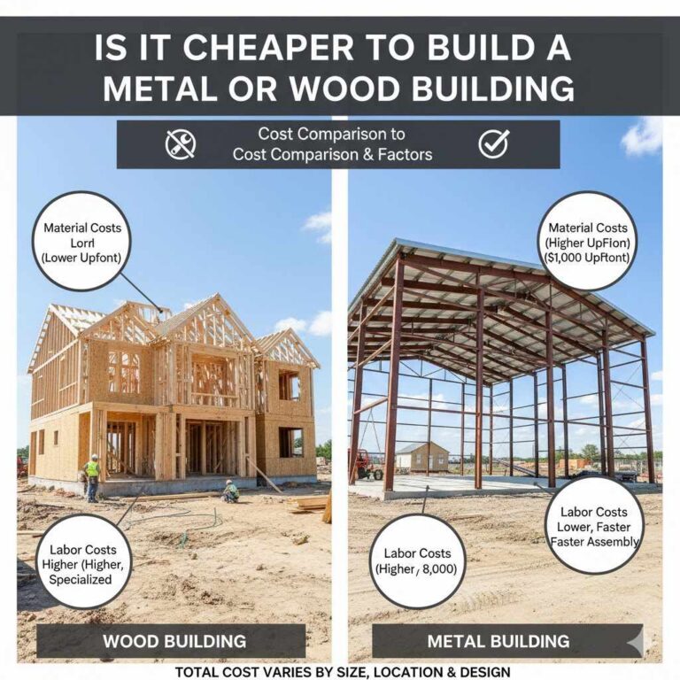 Is It Cheaper To Build A Metal Or Wood Building