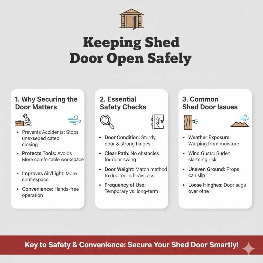 Keeping Your Shed Door Open Safely