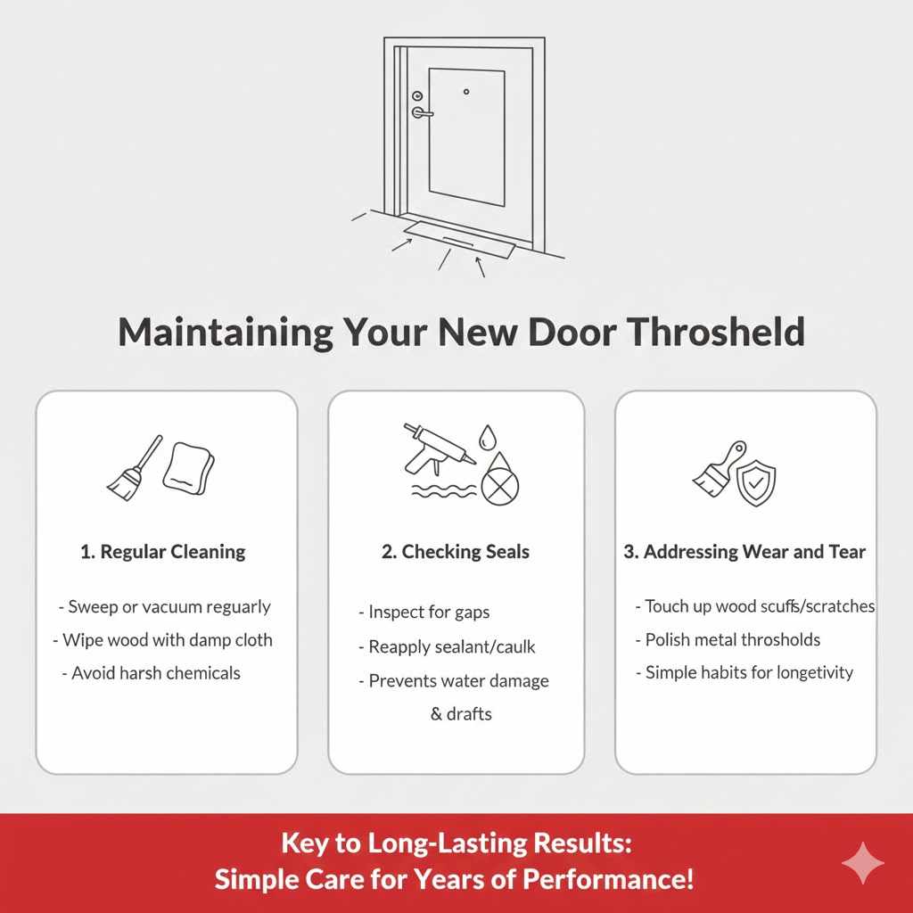 Maintaining Your New Door Threshold

