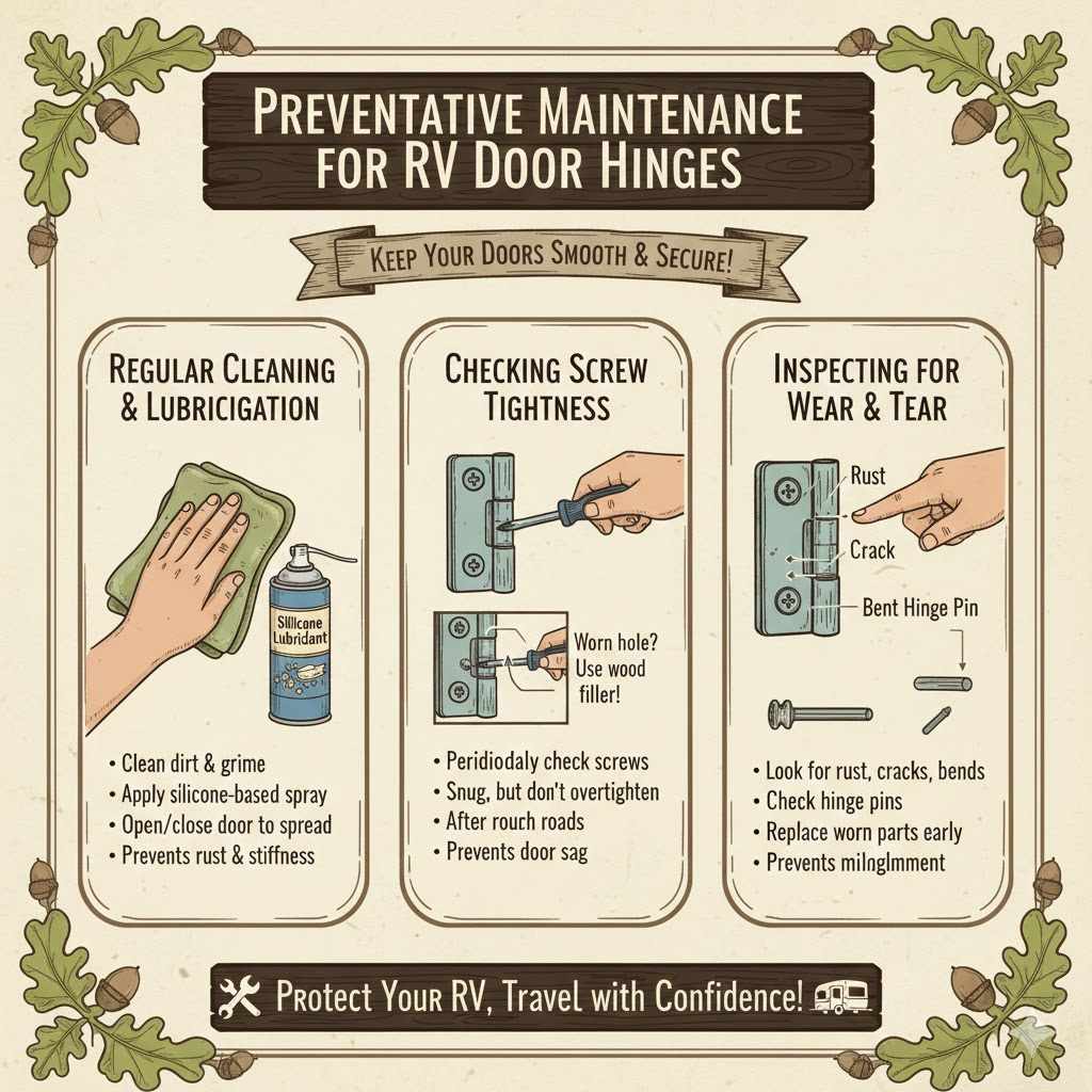 Preventative Maintenance for RV Door Hinges
