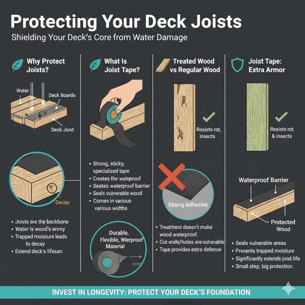 Protecting Your Deck Joists

