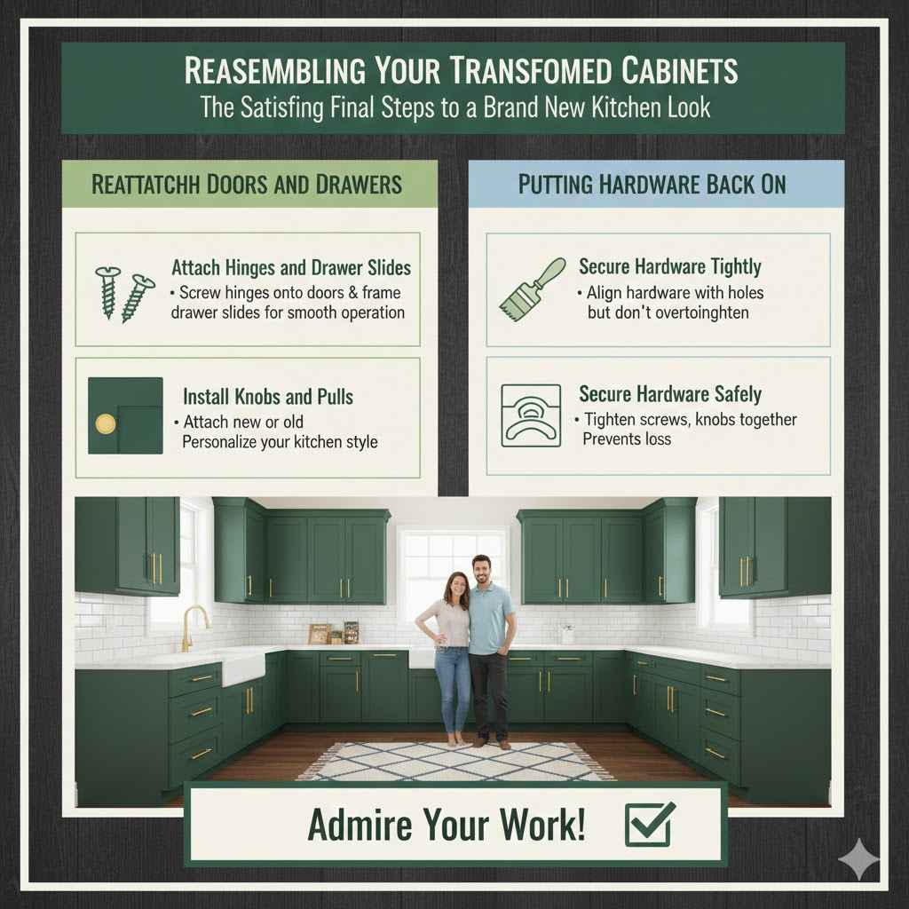 Reassembling Your Transformed Cabinets