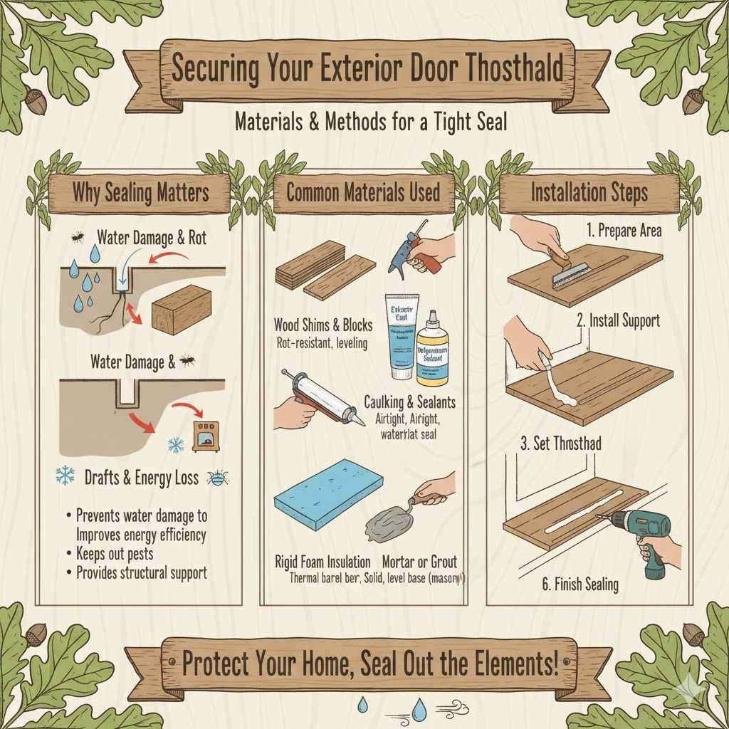 Securing Your Exterior Door Threshold

