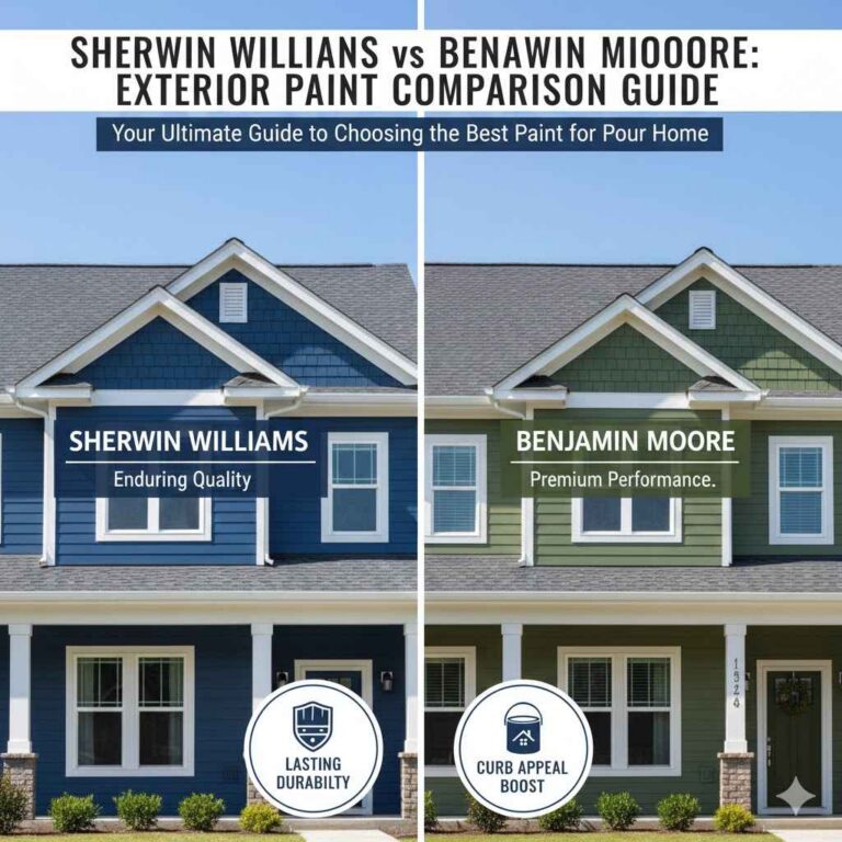 Sherwin Williams vs Benjamin Moore Exterior Paint
