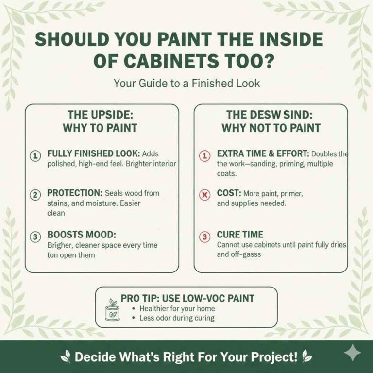 Should You Paint the Inside of Cabinets