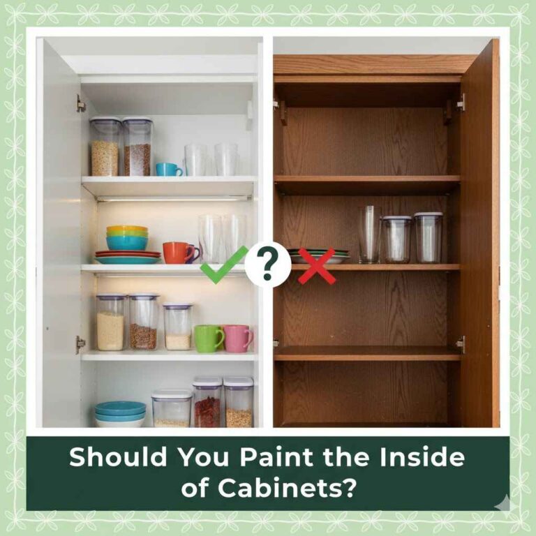 Should You Paint the Inside of Cabinets