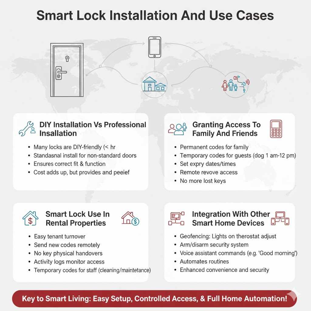 Smart Lock Installation And Use Cases

