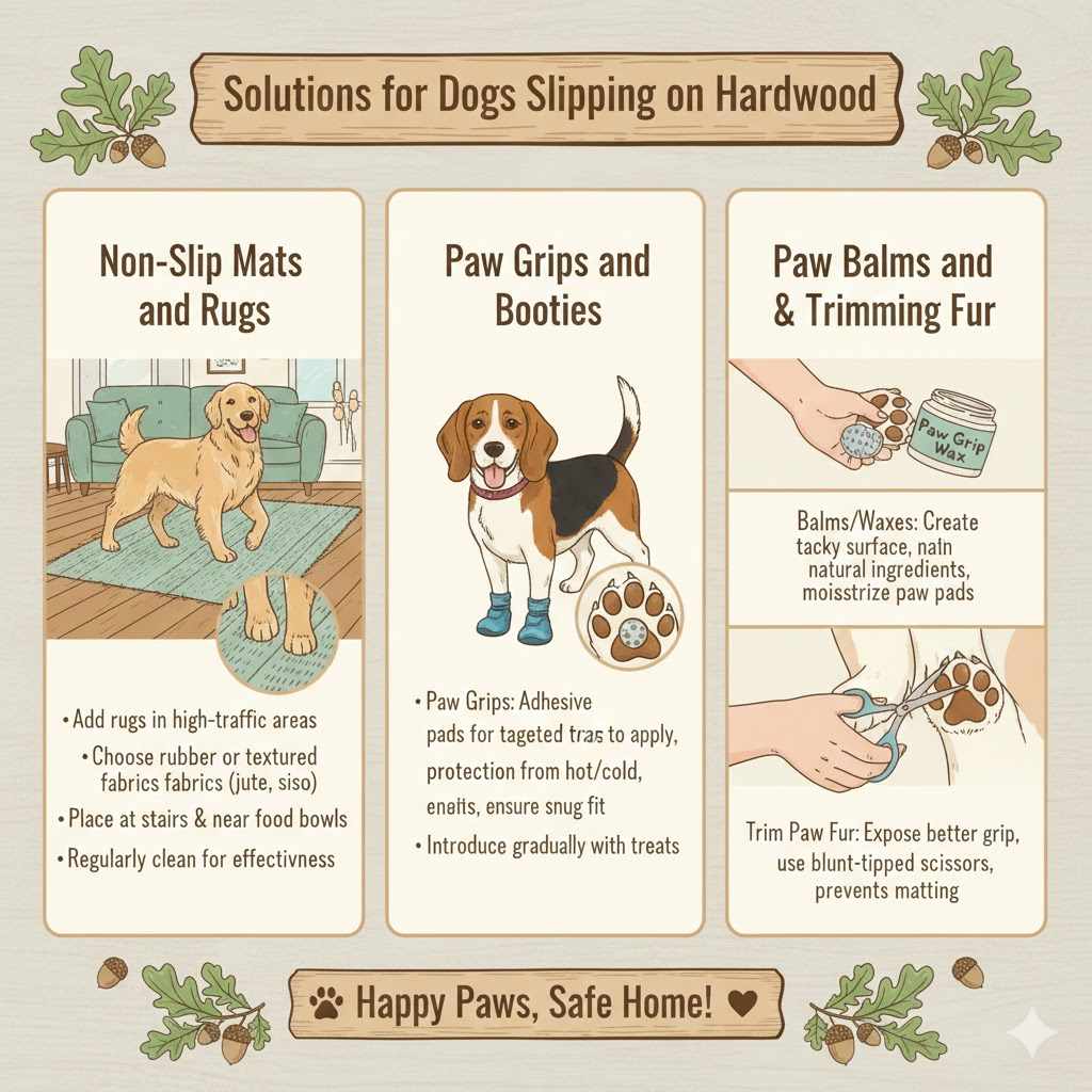 Solutions for Dogs Slipping on Hardwood