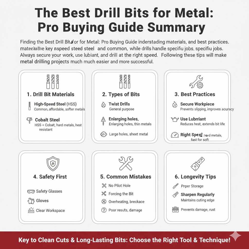 The Best Drill Bits for Metal
