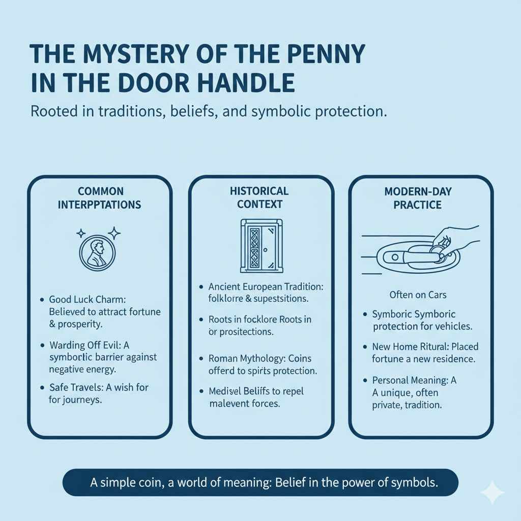 The Mystery Of The Penny In The Door Handle