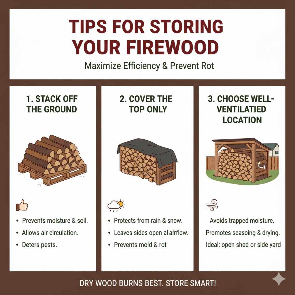 Tips for Storing Your Firewood

