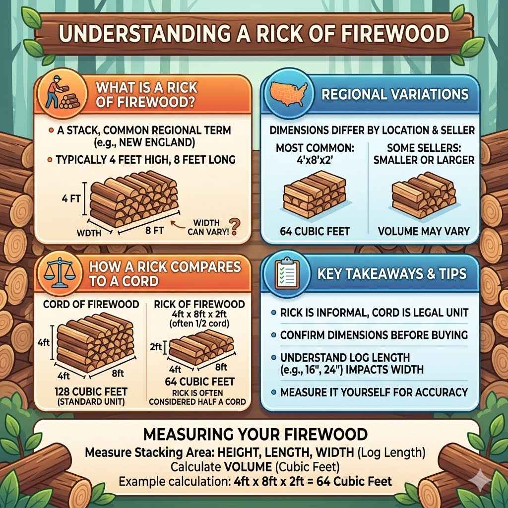 Understanding A Rick Of Firewood