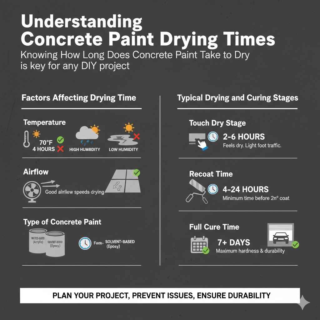 Understanding Concrete Paint Drying Times