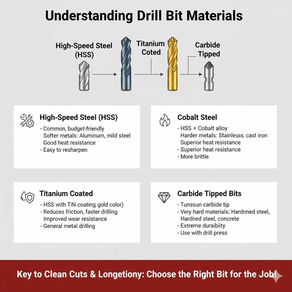 Understanding Drill Bit Materials