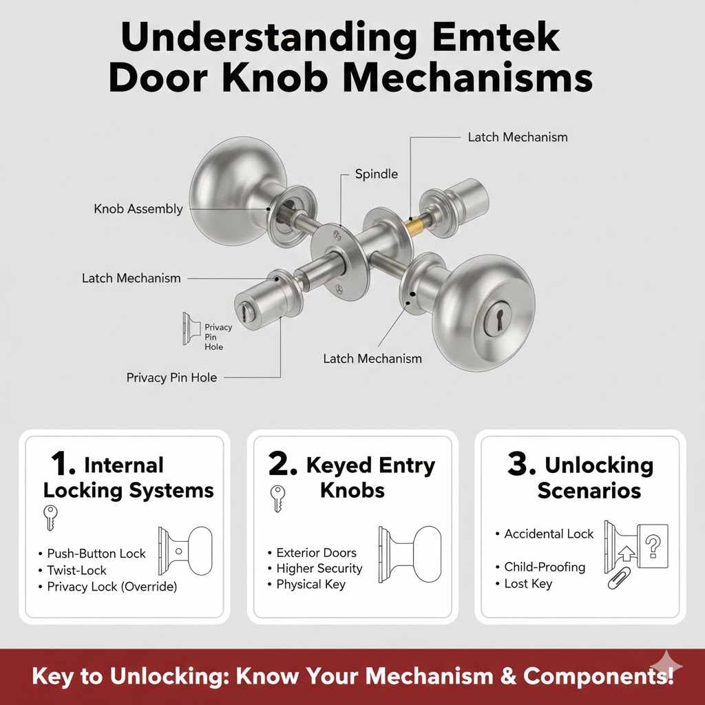 Understanding Emtek Door Knob Mechanisms

