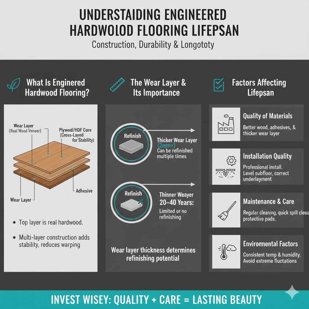 Understanding Engineered Hardwood Flooring Lifespan