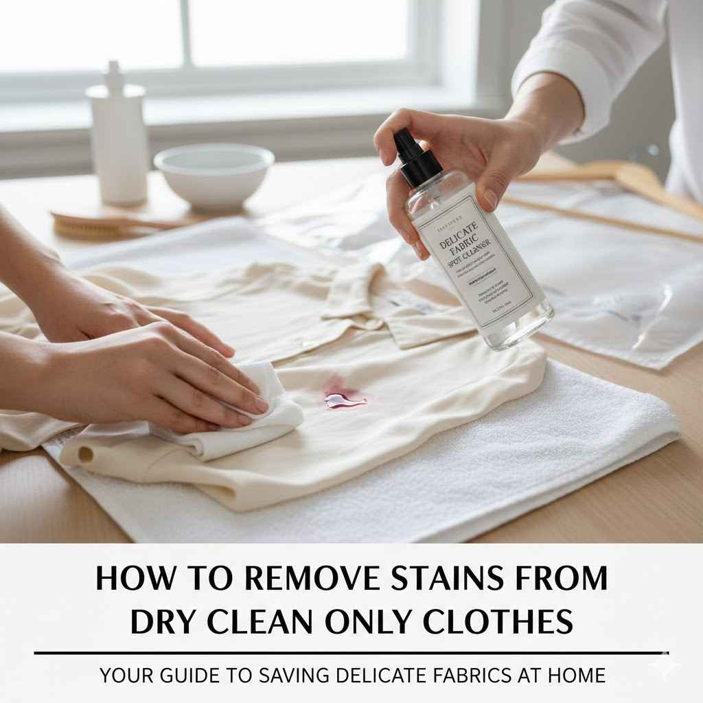 How to Remove Stains from Dry Clean Only Clothes