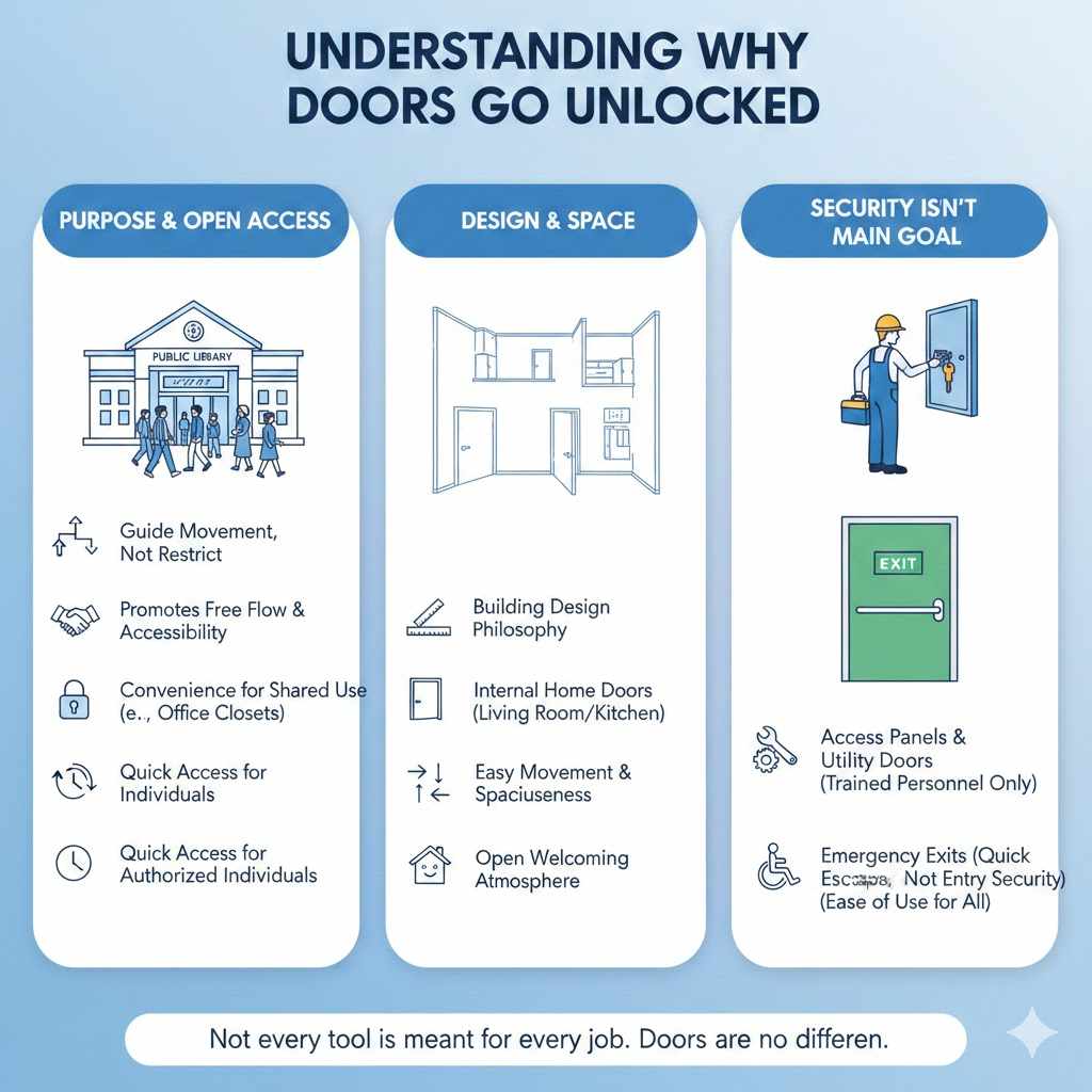 Understanding Why Doors Go Unlocked