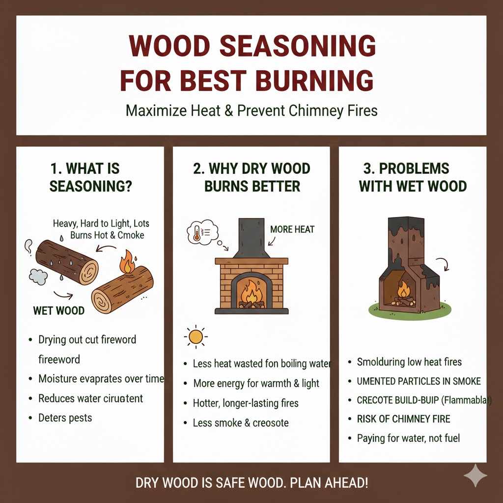 Understanding Wood Seasoning For Best Burning

