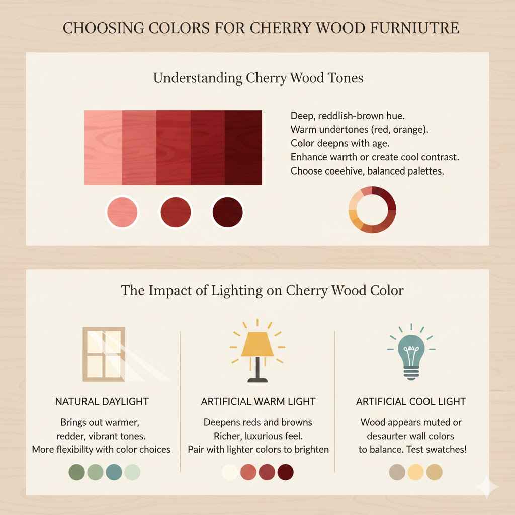 Choosing Colors For Cherry Wood Bedroom Furniture