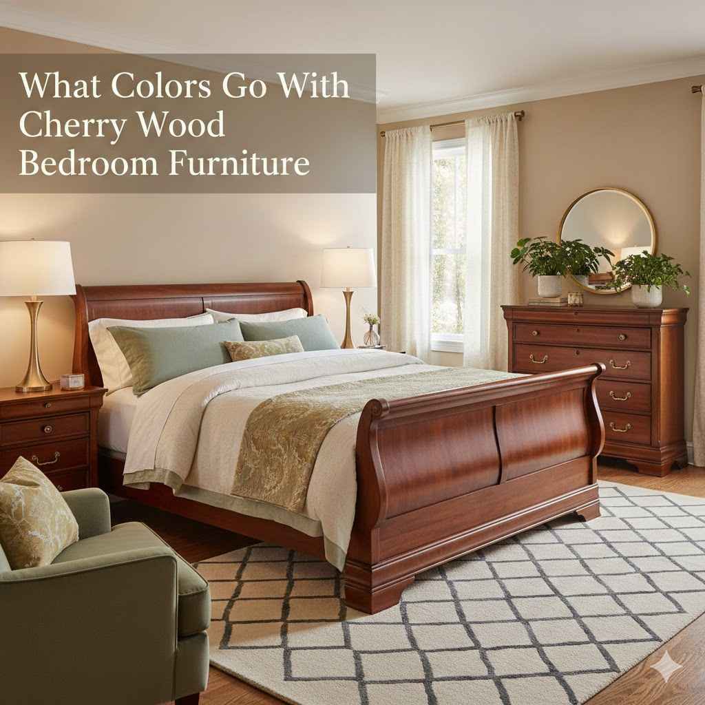 What Colors Go With Cherry Wood Bedroom Furniture