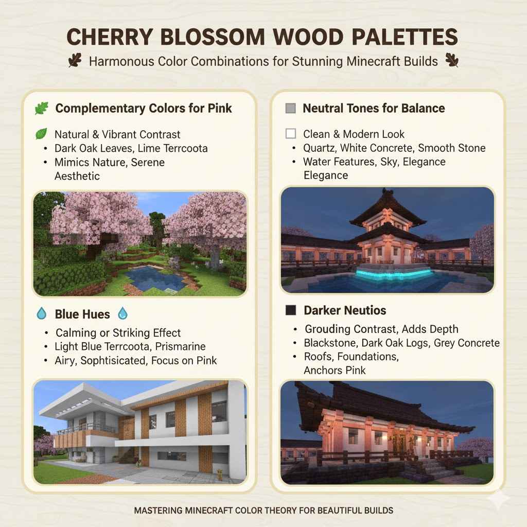 Cherry Blossom Wood Palettes