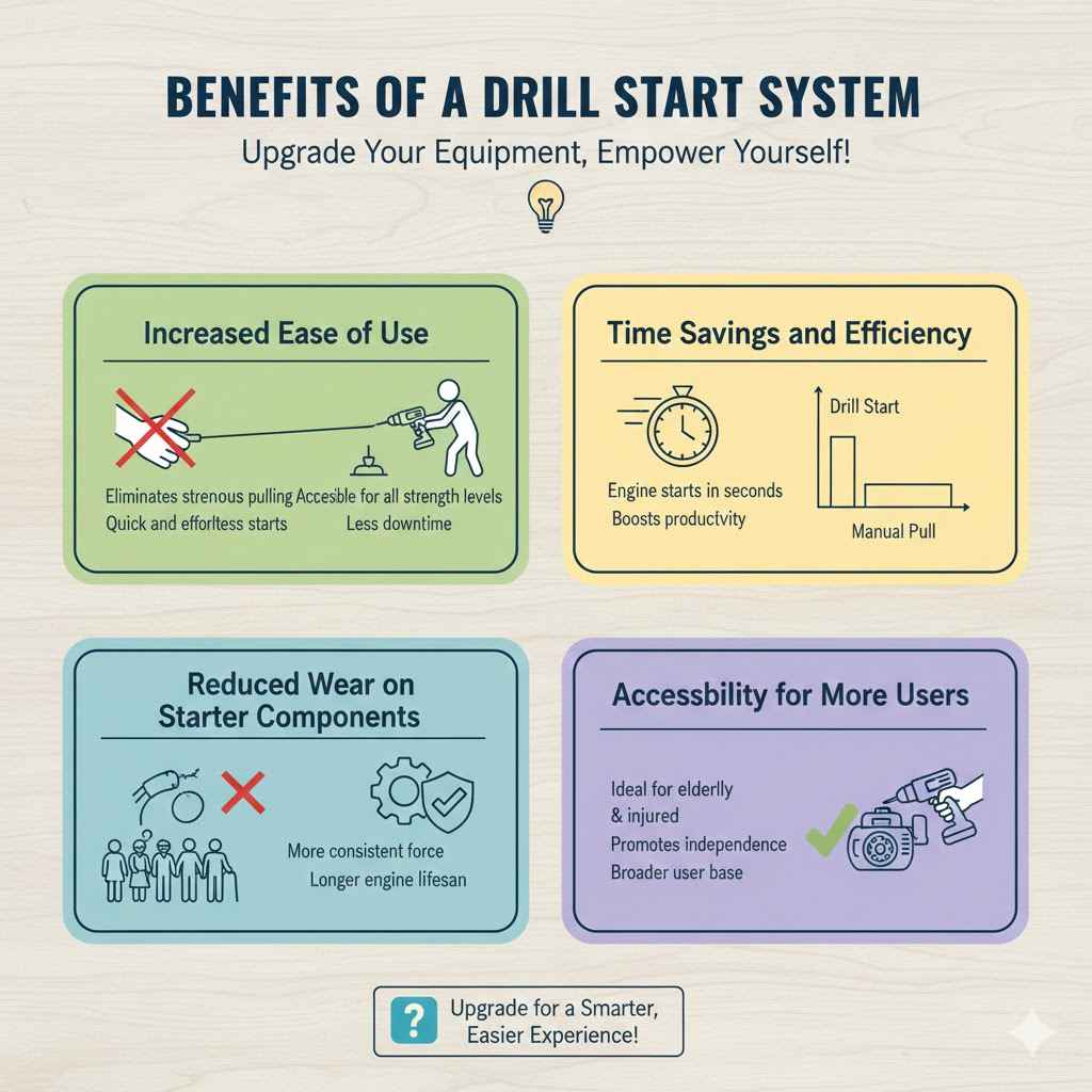 Benefits of a Drill Start System