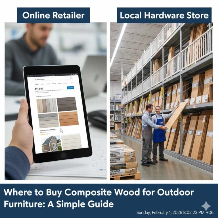 Where to Buy Composite Wood for Outdoor Furniture