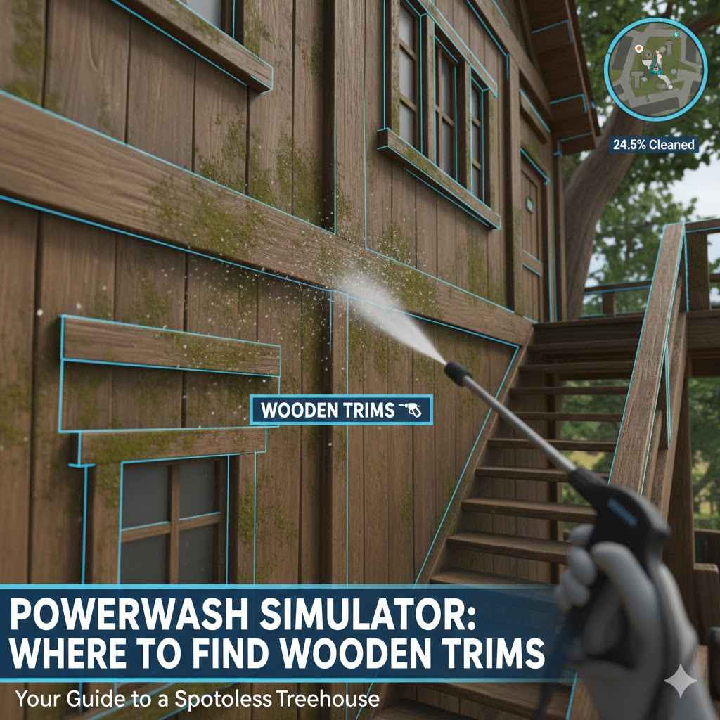 Where to Locate Wooden Trims in PowerWash Simulator