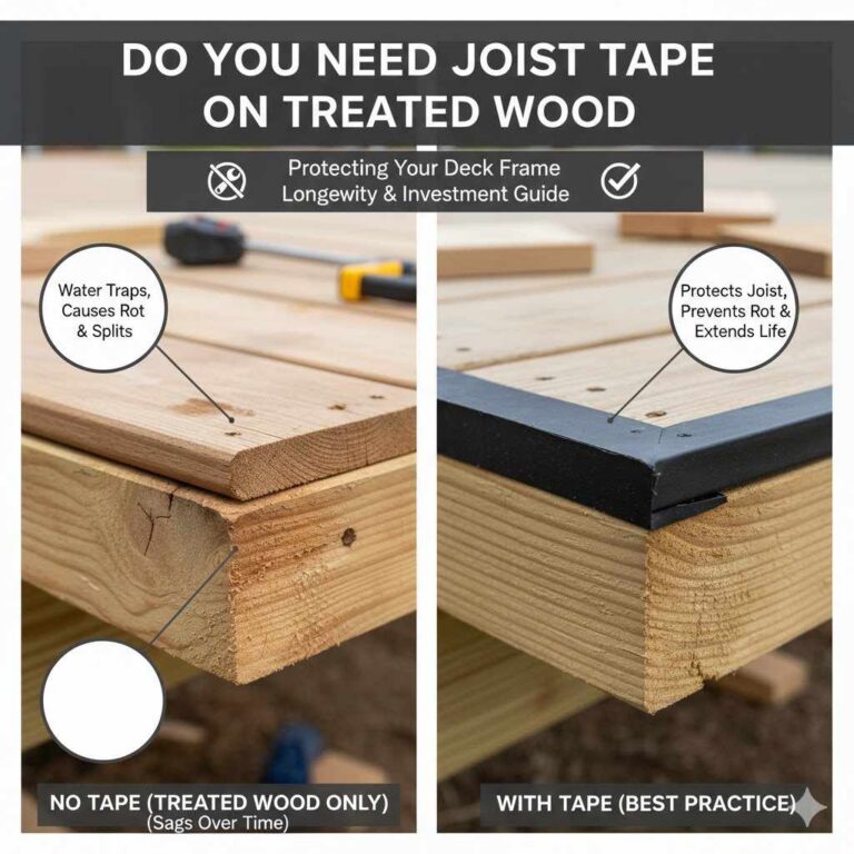 Do You Need Joist Tape on Treated Wood