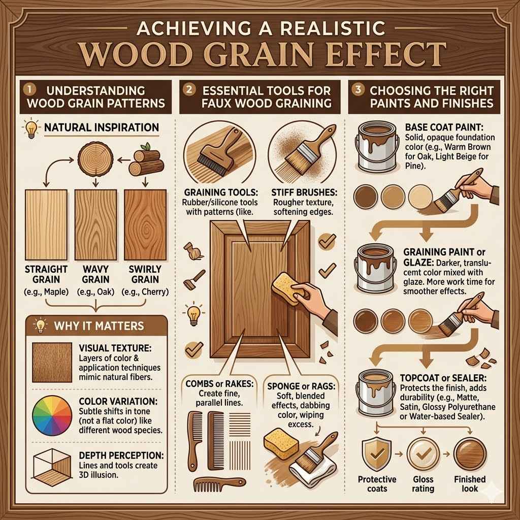 Achieving A Realistic Wood Grain Effect