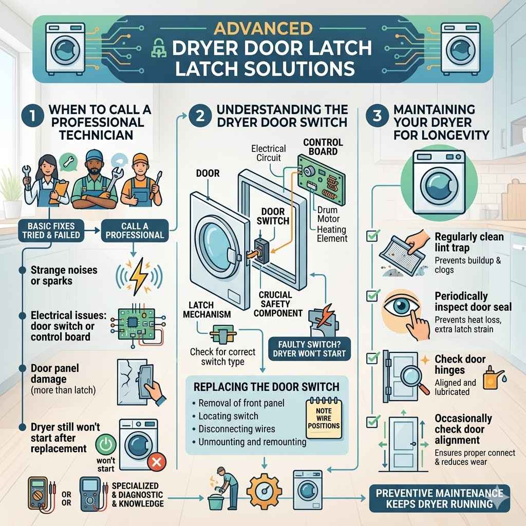 Advanced Dryer Door Latch Solutions