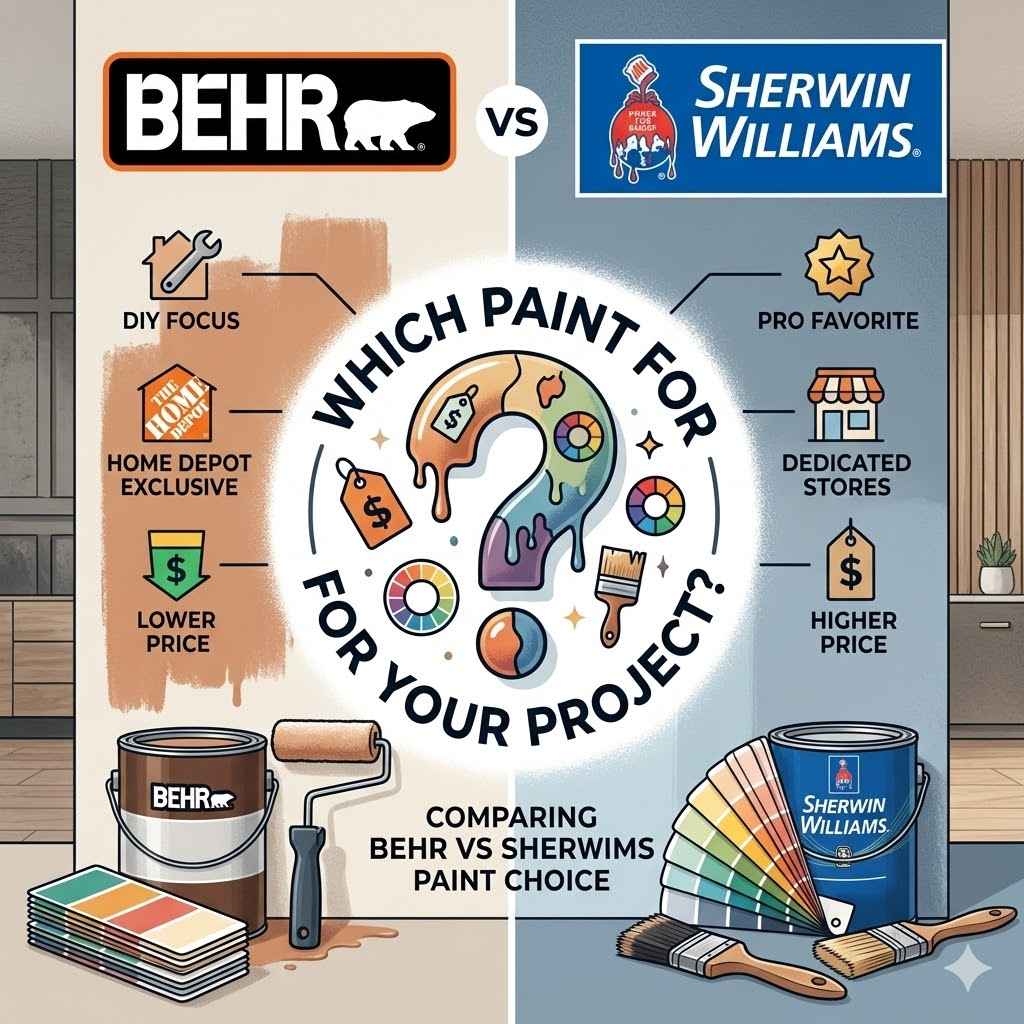 Behr vs Sherwin-Williams Paint Choice