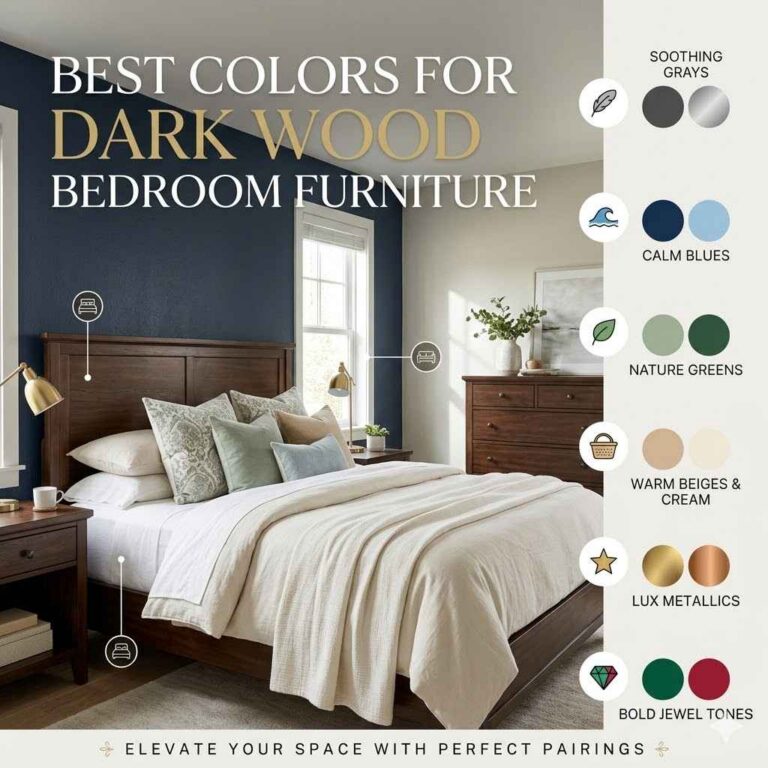Best Colors for Dark Wood Bedroom Furniture