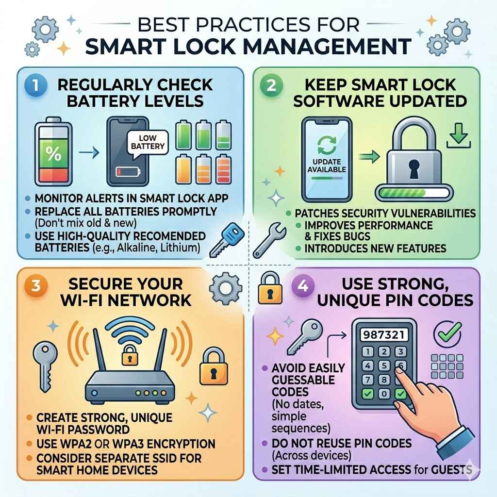 Best Practices for Smart Lock Management
