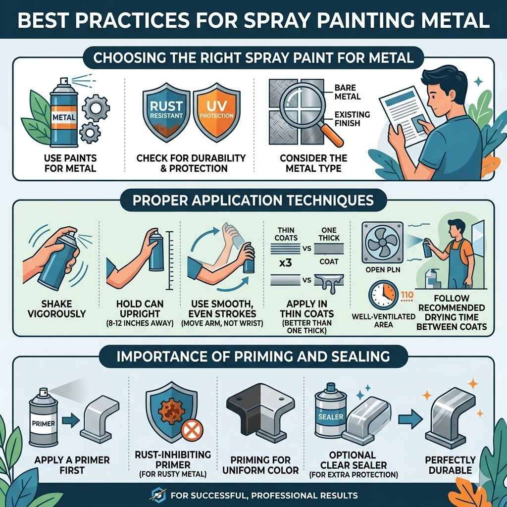 Best Practices for Spray Painting Metal