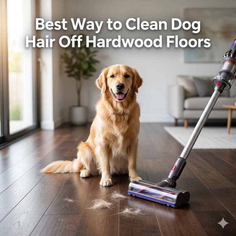 Best Way to Clean Dog Hair Off Hardwood Floors