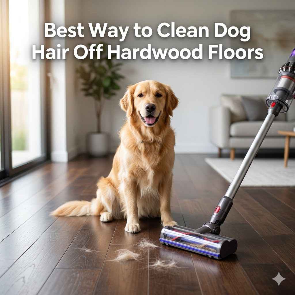 Best Way to Clean Dog Hair Off Hardwood Floors