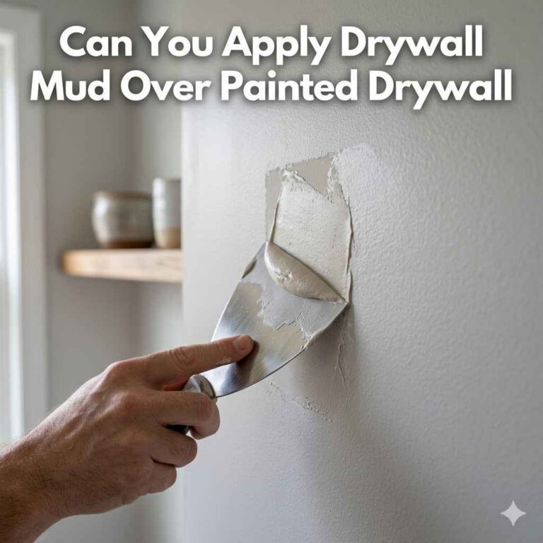 Can You Apply Drywall Mud Over Painted Drywall