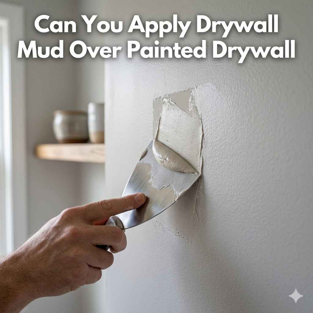 Can You Apply Drywall Mud Over Painted Drywall