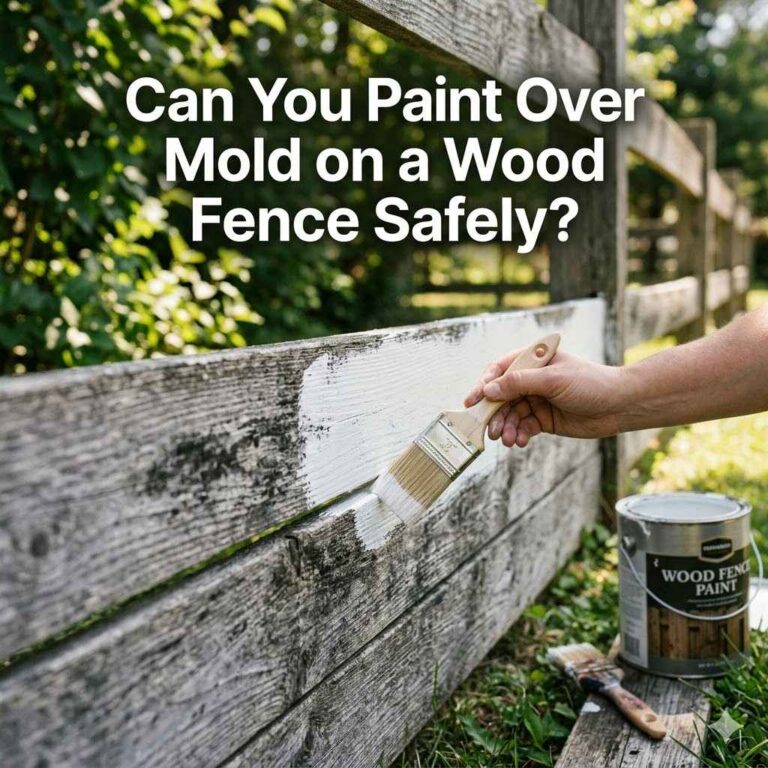 Can You Paint Over Mold on a Wood Fence Safely?