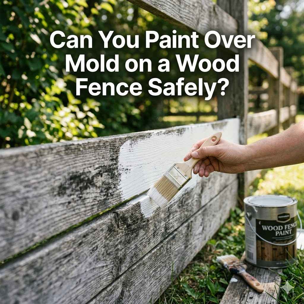 Can You Paint Over Mold on a Wood Fence Safely?