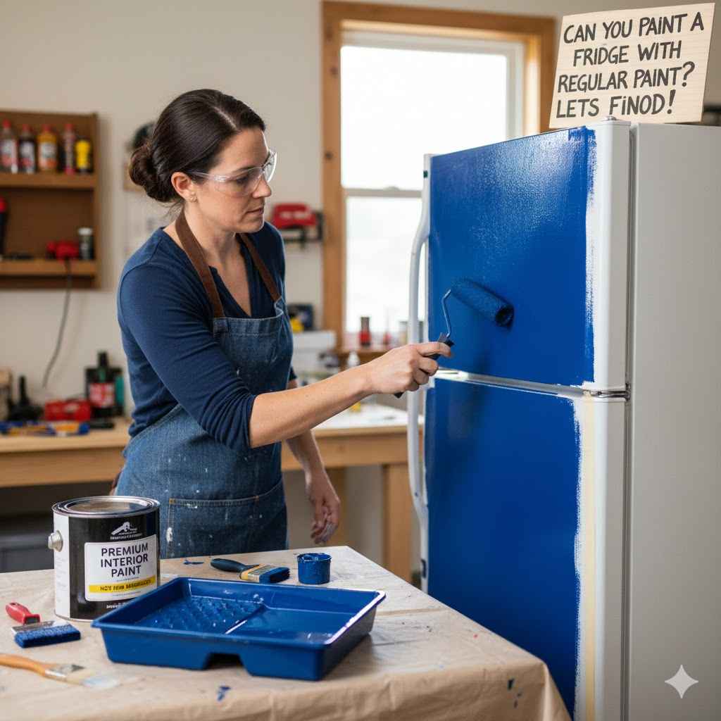 Can You Paint a Refrigerator With Regular Paint