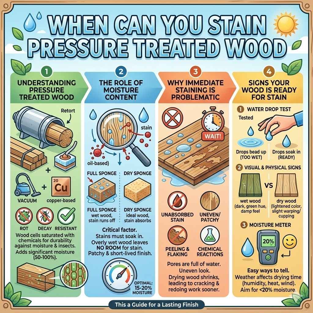 When Can You Stain Pressure Treated Wood