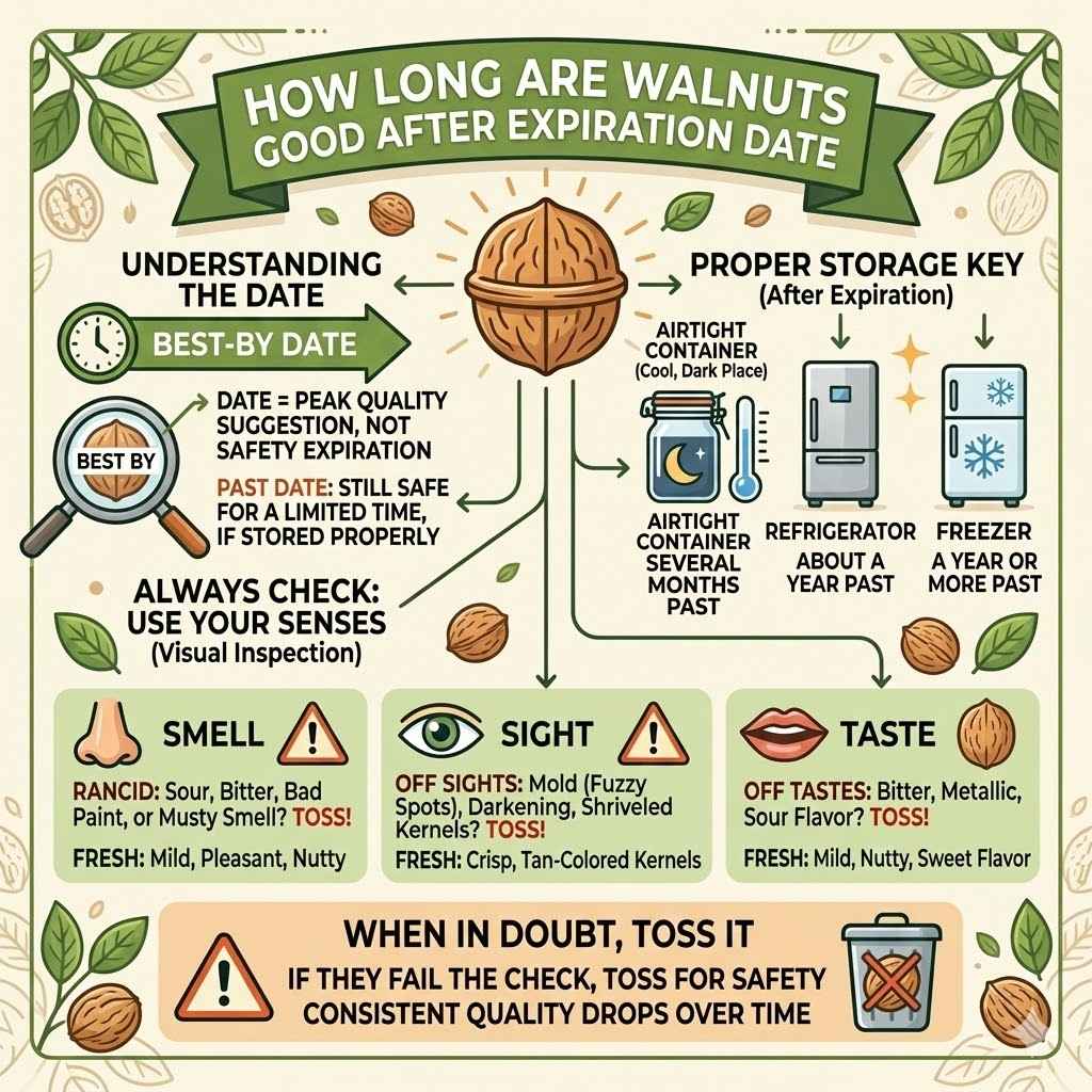 How Long Are Walnuts Good After Expiration Date