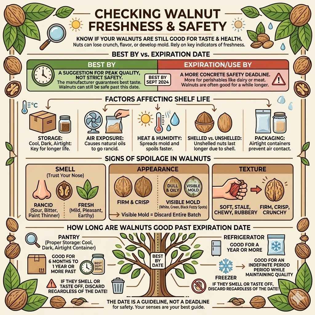 Checking Walnut Freshness and Safety