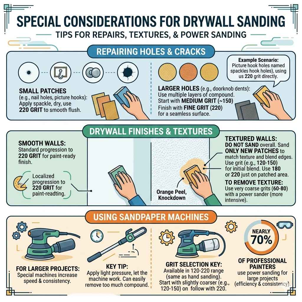 Special Considerations for Drywall Sanding