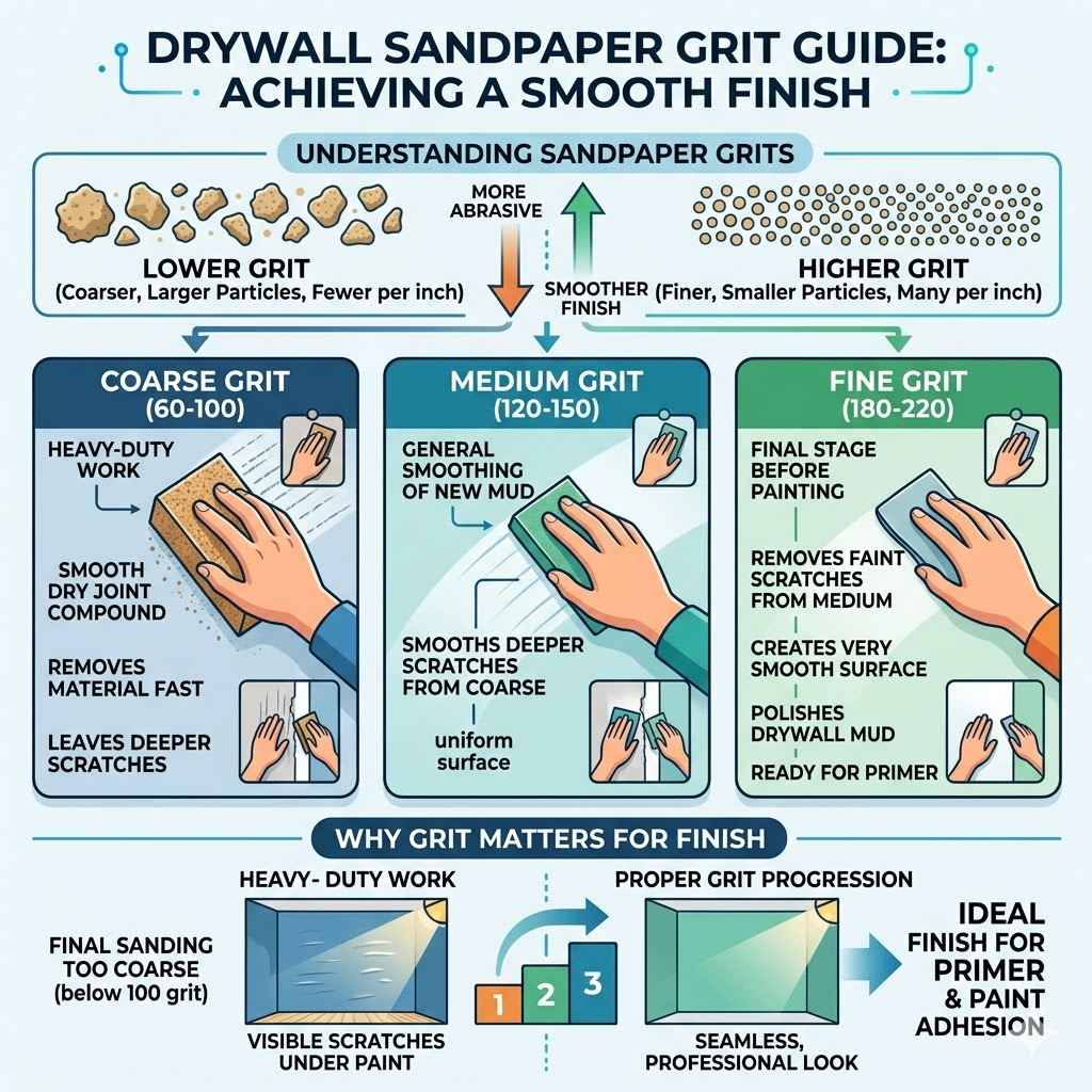 Choosing Drywall Sandpaper Grit